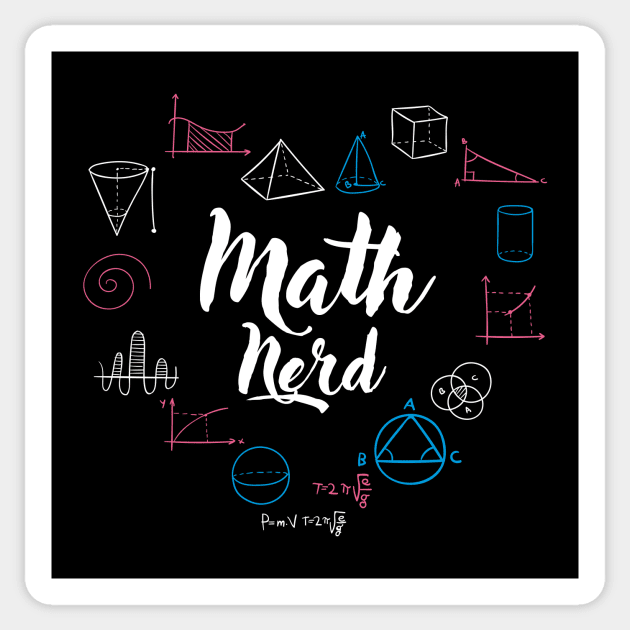 Math nerd Sticker by quotesTshirts